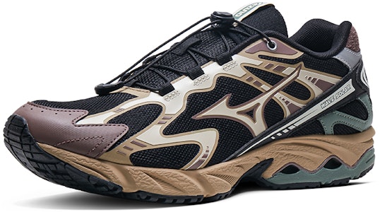 Mizuno 復古潮流機能防滑耐磨包覆性支援 高筒休閒跑鞋 異性同款 黑色 Order Mizuno 復古潮流機能防滑耐磨包覆性支援 高筒休閒跑鞋 異性同款 黑色