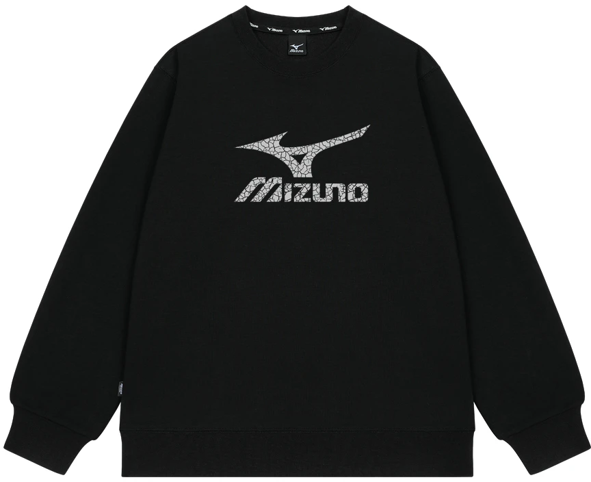 mizuno-retro-logo-printed-outdoor-crewneck-sweatshirt-unisex-black-a2-ca-2-a68