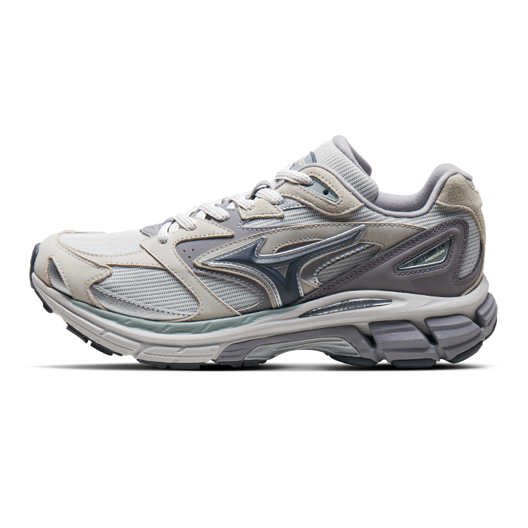 Mizuno Retro Low-Top Running Shoes Anti-Slip Wear-Resistant Cold Gray. D1GH241102