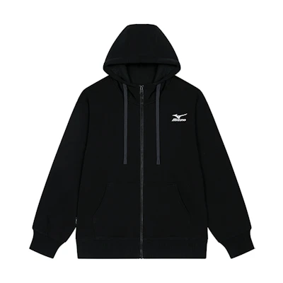 Mizuno Retro Outdoor Hoodie Jacket with Back Logo Print - Unisex Style A2CC2547