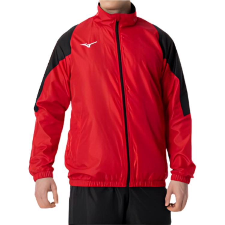 Mizuno Retro Sports Zip-Up Jacket Unisex Red 32MEA65562