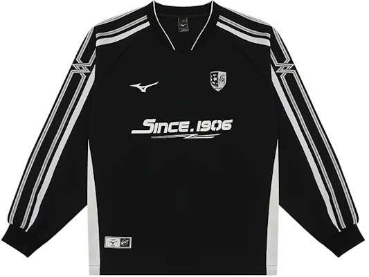 Mizuno Retro Waterproof Loose-Fit Long-Sleeve Football Jersey Unisex K2CE43D4 Buy Mizuno Retro Waterproof Loose-Fit Long-Sleeve Football Jersey Unisex K2CE43D4