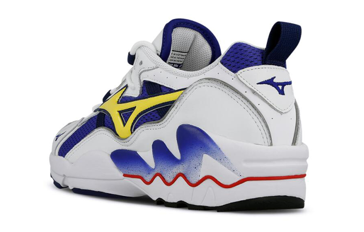 Lookbook 美津浓 Wave Rider 白蓝黄配色 D1GA182527