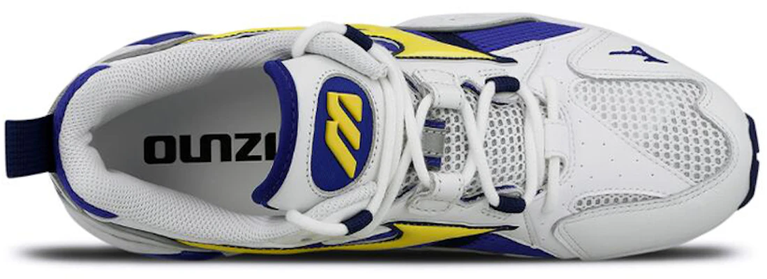 美津浓 Wave Rider 白蓝黄配色 D1GA182527 Shop 美津浓 Wave Rider 白蓝黄配色 D1GA182527