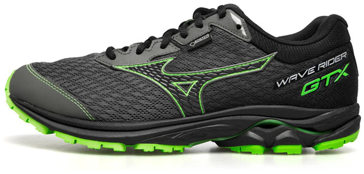 mizuno-rider-gtx-black-green-j1-gc-187905