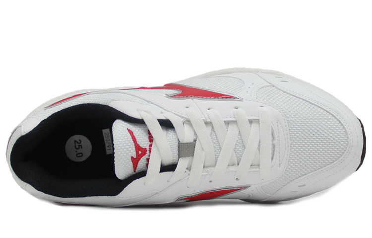 Lookbook Mizuno Kasut Lari Rendah 'Putih Merah' 29KN13662