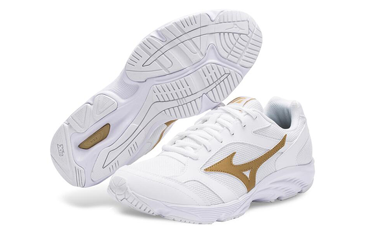 Shop Zapatillas Mizuno Running Bajas 'Cómodas Transpirables Blanco Amarillo' D1GH203501