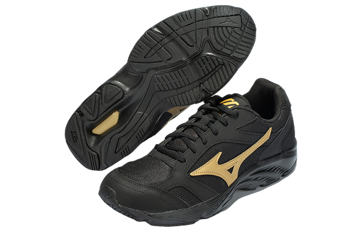 Order Zapatillas Mizuno Running Bajas 'Comfort City Negro Oro' D1GH203504
