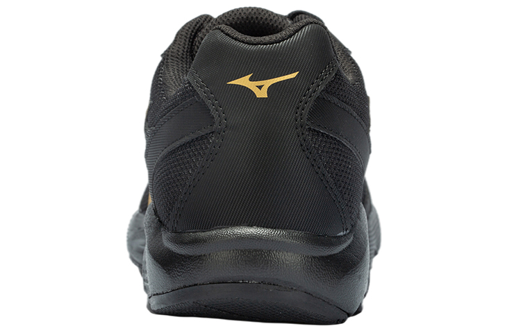 Lookbook Mizuno Laufschuhe Low ''Comfort City Schwarz Gold'' D1GH203504