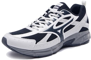 Mizuno 防滑耐磨減震 低筒 跑步鞋 男女同款 灰米白 Order Mizuno 防滑耐磨減震 低筒 跑步鞋 男女同款 灰米白