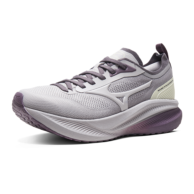 Lookbook Sepatu Lari Mizuno Low 'Abu-abu Ungu' D1GH241702