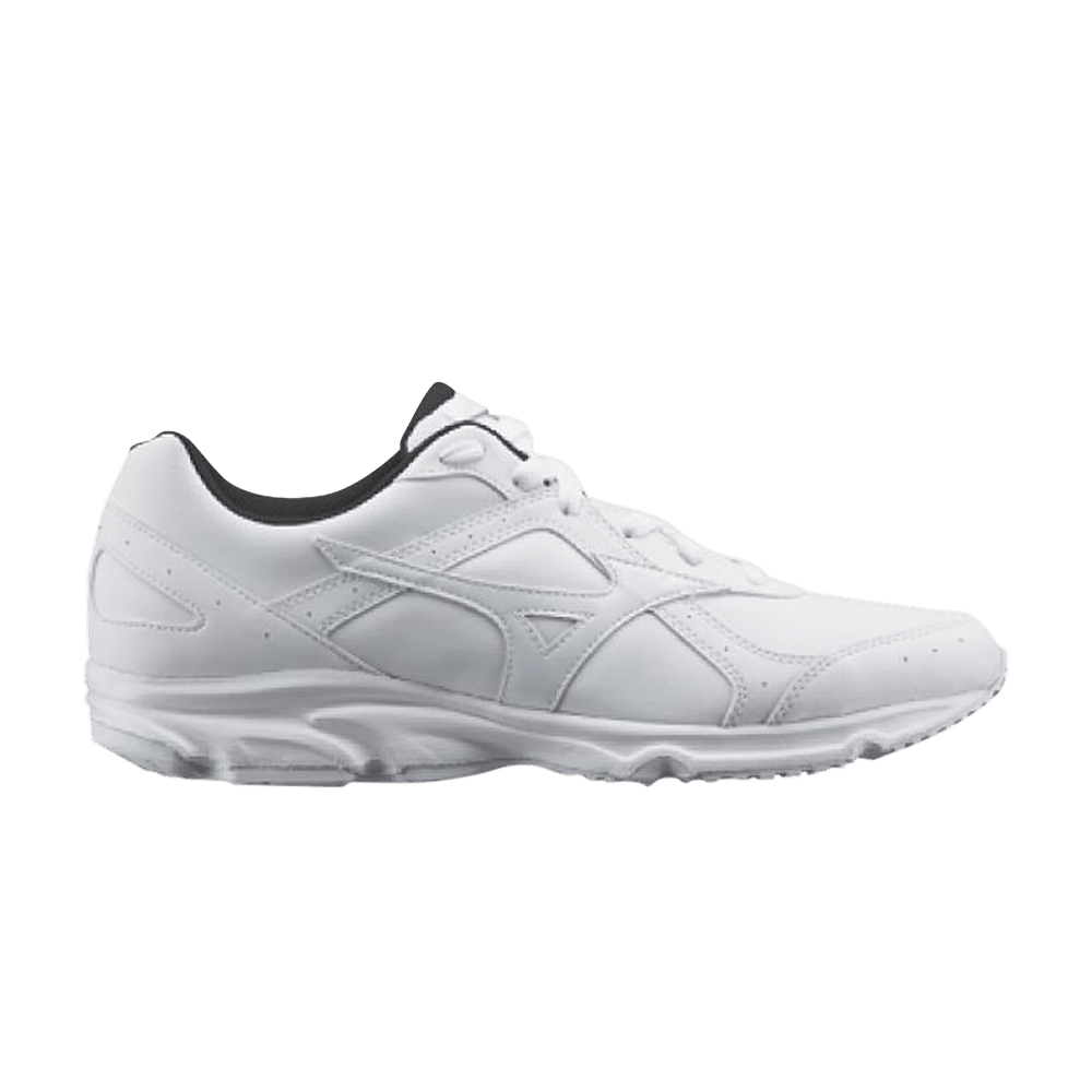 Mizuno School Trainer 'White Black' G1GC180901