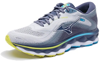Mizuno Wave Sky 7 'Grey Blue Yellow' J1GC230201 Mizuno Wave Sky 7 'Grey Blue Yellow' J1GC230201