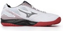 Lookbook Mizuno Sky Blaster 3 Wide 'Putih Hitam Cayenne' 71GA234503