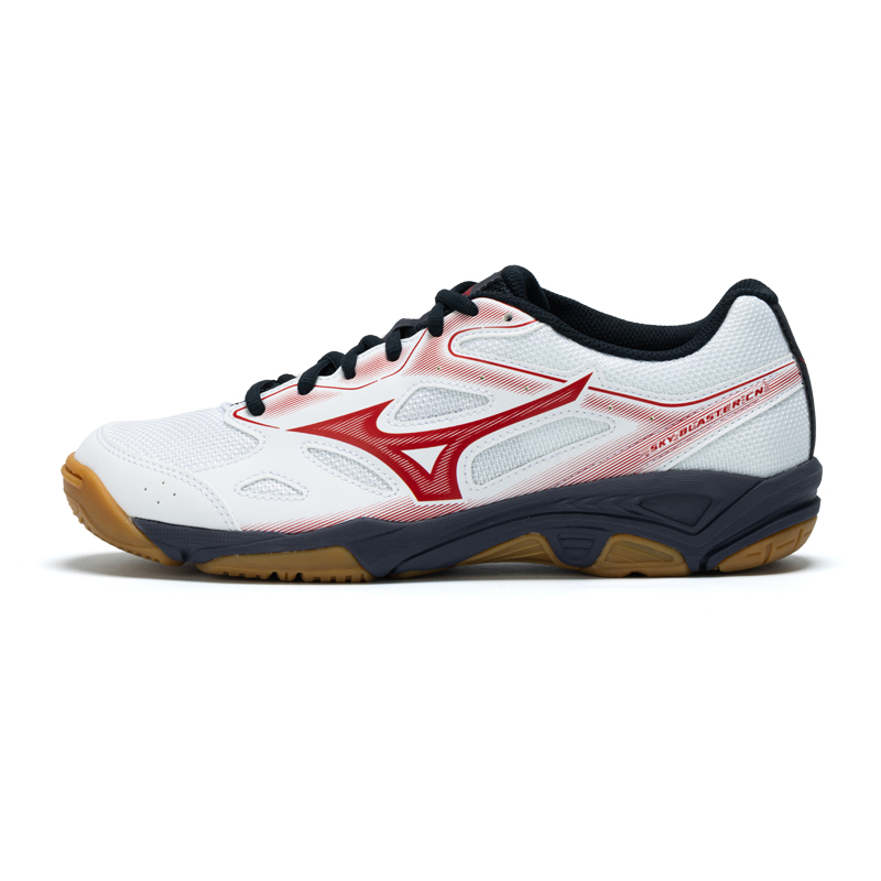 Mizuno Sky Blaster CN Low-Top Training Running Badminton Shoes White Black Red 71GA234641