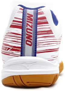 美津濃 Sky Blaster 2 防滑耐磨 低幫 羽毛球鞋 男女同款 白紅 Shop 美津濃 Sky Blaster 2 防滑耐磨 低幫 羽毛球鞋 男女同款 白紅