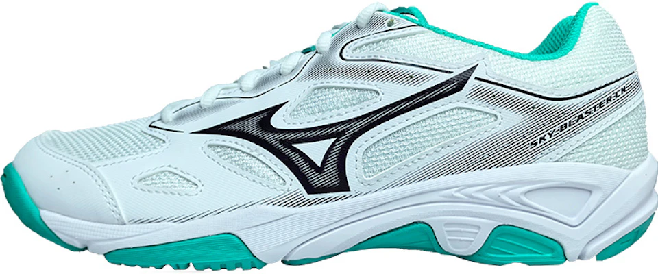 Mizuno Sky Blaster White Blue Badminton Shoes - Cushioning & Non-Slip. 71GA234602 Buy Mizuno Sky Blaster White Blue Badminton Shoes - Cushioning & Non-Slip. 71GA234602