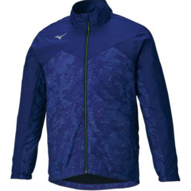Mizuno Slim Fit Long Sleeve Zip Jacket Dark Blue 32ME154113