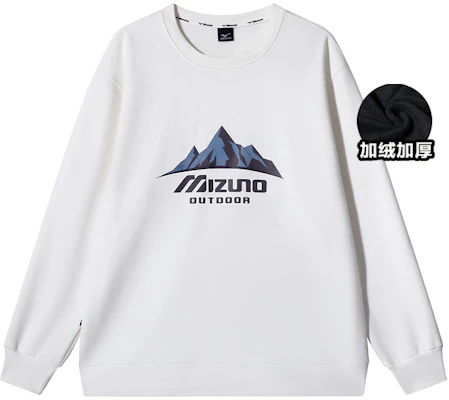 미즈노 스노우 마운틴 로고 프린트 플리스 스웨트셔츠 유니섹스 커플 스타일 A2CA2588 Buy 미즈노 스노우 마운틴 로고 프린트 플리스 스웨트셔츠 유니섹스 커플 스타일 A2CA2588