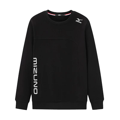 Mizuno Soft Comfort Long-Sleeve Solid Crewneck Sweatshirt Outdoor Casual A2CC2635