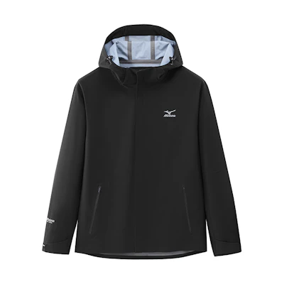 Mizuno Solid Color Logo Hoodie Waterproof Breathable Outdoor Jacket Unisex A2CE3107