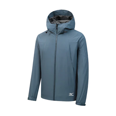 Mizuno Solid Color Logo Print Hooded Jacket Unisex Couple Style A2CE2505