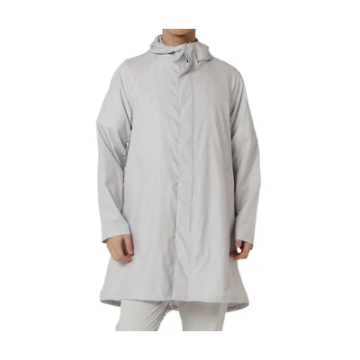 Mizuno Solid Color Zip Waterproof Jacket Vapor Gray B2ME105003