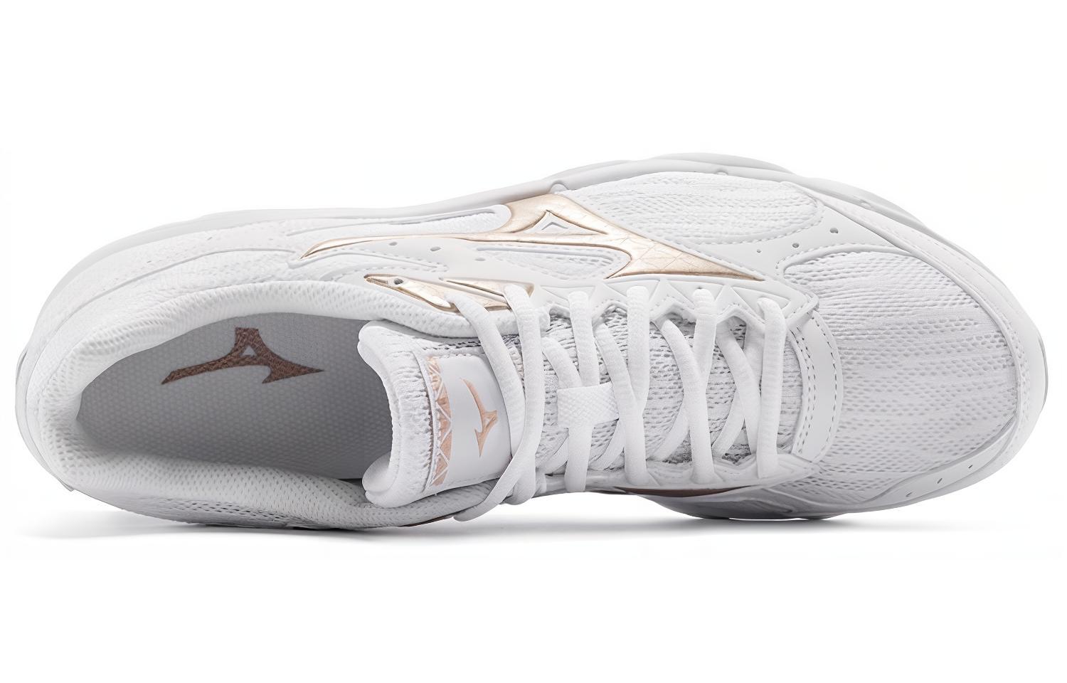 Lookbook Mizuno Spark 3 Weiß/Gold K1GR180321
