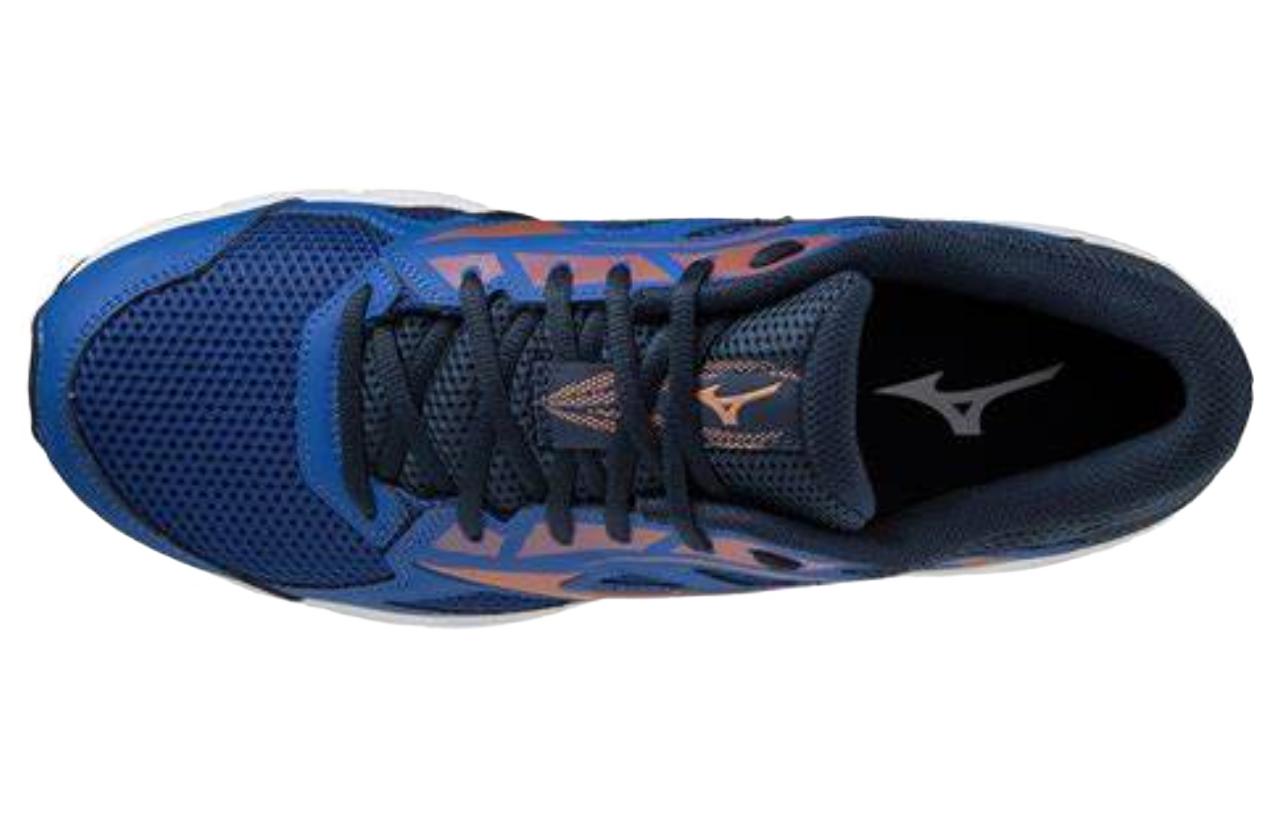 Lookbook Mizuno Spark 7 'Biru Coklat' K1GA220343