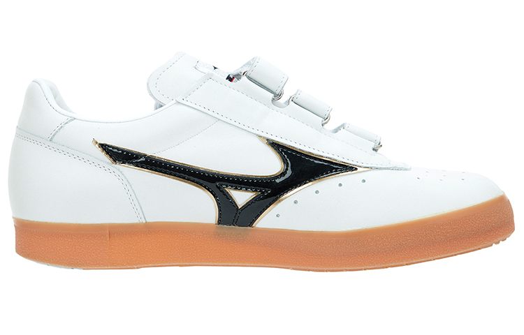 Order Mizuno Kulit Khusus Spectra 'Putih Hitam Oranye' U1GX460109