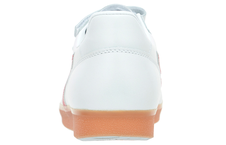 Shop Mizuno獨特皮革Spectra 耐磨透氣 低筒 板鞋 白紅
