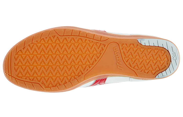 Purchase Mizuno獨特皮革Spectra 耐磨透氣 低筒 板鞋 白紅