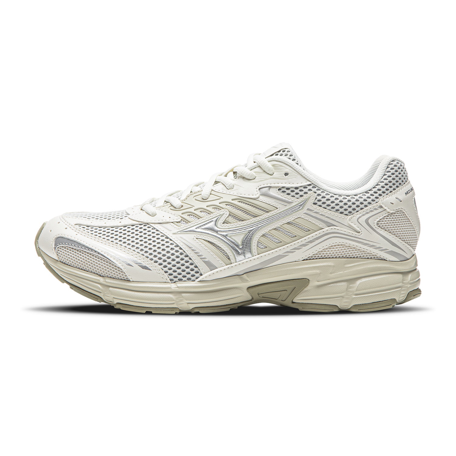 Mizuno Speed 2010 White Casual Running Shoes Comfortable Knit Low-top D1GH251713