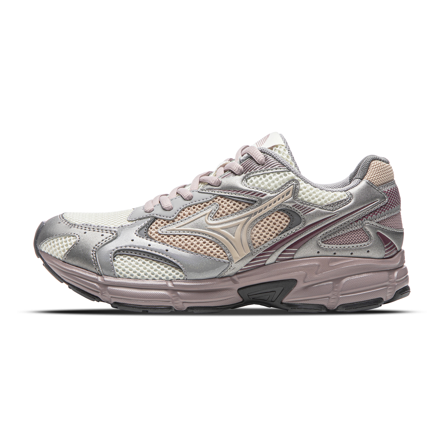 Mizuno Speed 2K Silver Grey Ice Berry Pink Retro Runner Urban Sneakers . D1GH252905