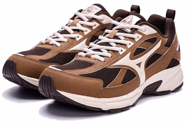 Mizuno Speed Slip Resistant Durable Low Top Running Shoe Deep Coffee Brown Oatmeal D1GH223016
