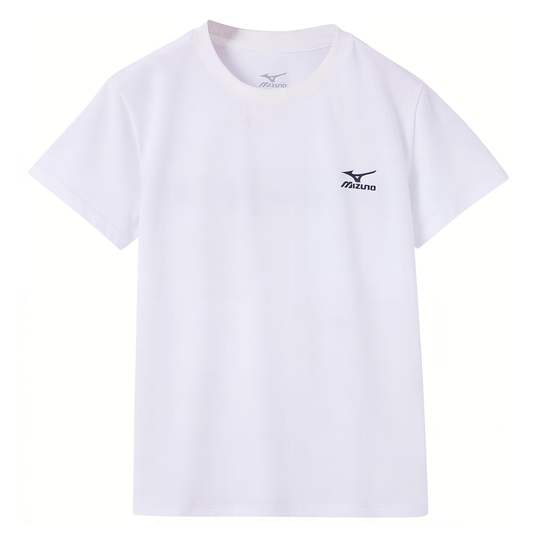 Mizuno Sports T-Shirt Unisex - Trendy Letter Print Crew Neck Short Sleeve T2257
