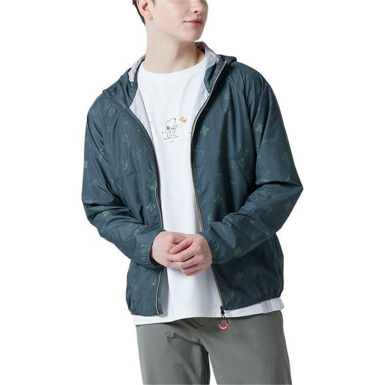 Mizuno SS24 PEANUTS Hooded Printed Jacket Outerwear B2MEBY03