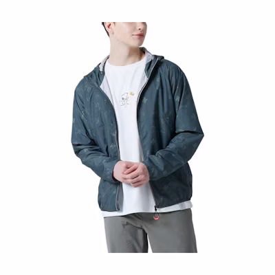 Mizuno SS24 PEANUTS Hooded Printed Jacket Outerwear B2MEBY03