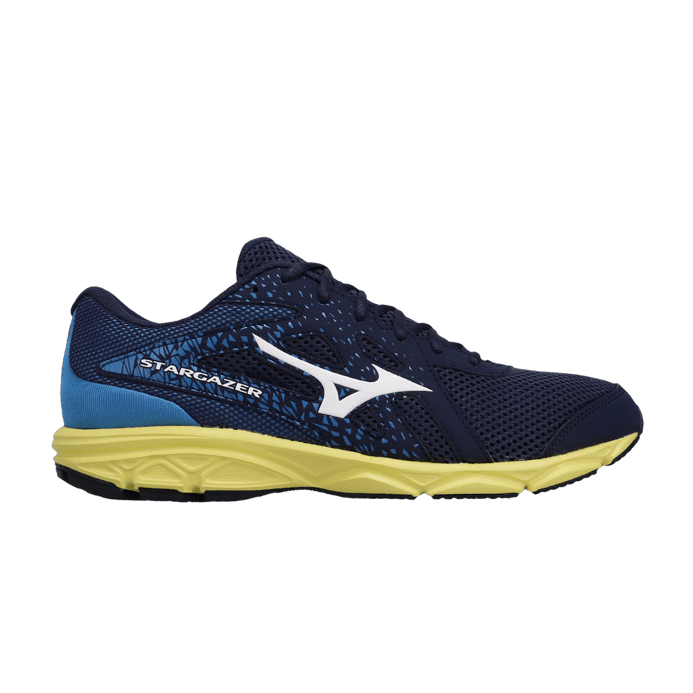 Buy Mizuno Stargazer 2 Wide 'Navy Hitam Kuning' K1GA205014