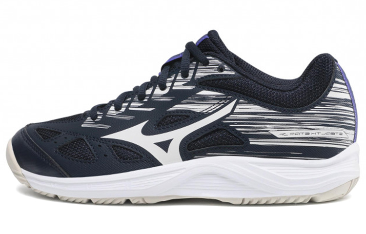 Mizuno Stealth Star Junior Non-Slip Wear-resistant Shoe Deep Blue White X1GC210702