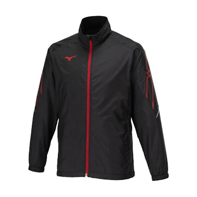 Mizuno Striped Logo Vintage Track Jacket Unisex Black 32MEA63196
