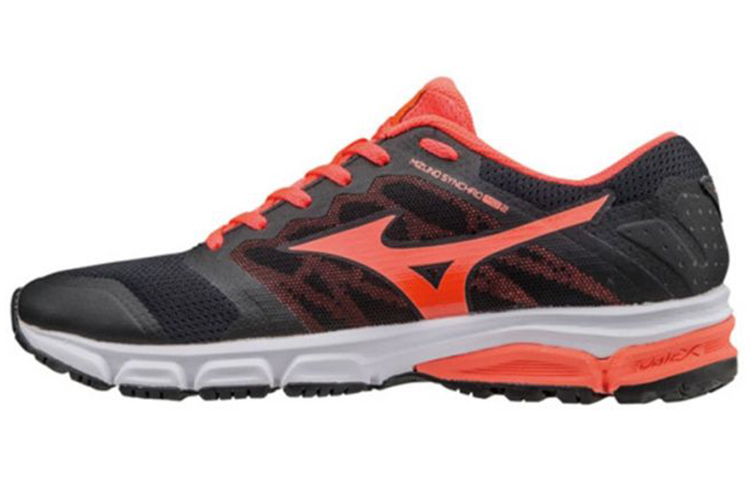 Mizuno Synchro MD 2 Low Tops Wear-resistant Black Orange