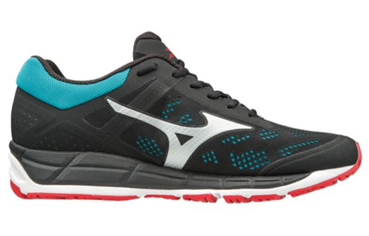 Order Mizuno Synchro Mx2 舒適流行 防滑耐磨 低筒 跑步鞋 黑藍