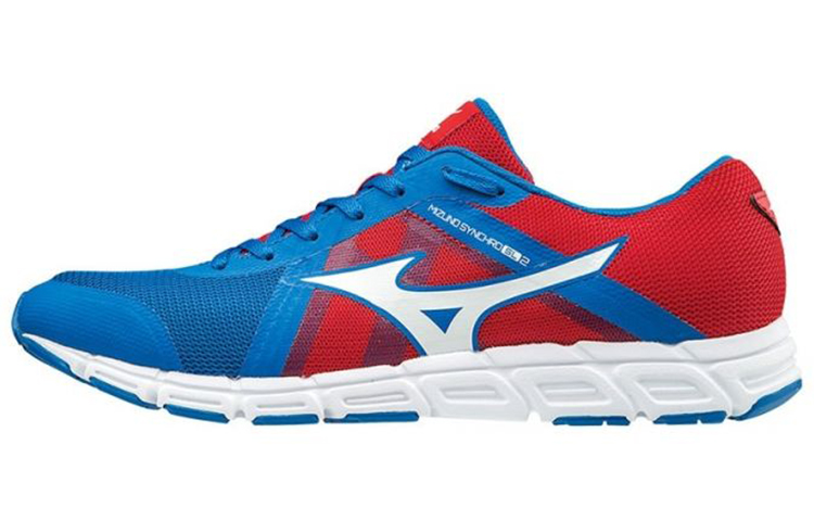 Mizuno Synchro S L 2 Low Tops Lightweight Red Blue White J1GE172808