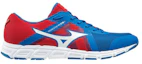 Order Mizuno Synchro S L 2 Lage Sneakers Lichtgewicht Rood Blauw Wit J1GE172808