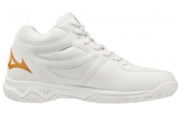 Order Mizuno Thunder Blade 2 'Putih Emas' Sepatu Olahraga V1GC197552