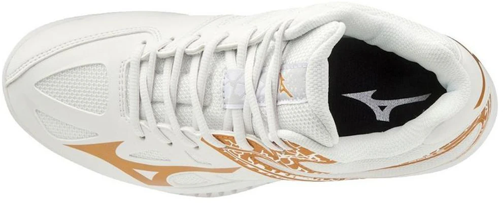 Mizuno Thunder Blade 2 'Putih Emas' Sepatu Olahraga V1GC197552 Lookbook Mizuno Thunder Blade 2 'Putih Emas' Sepatu Olahraga V1GC197552