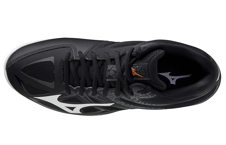 Lookbook Mizuno Thunder Blade 2 Mid 'Hitam' V1GA197550