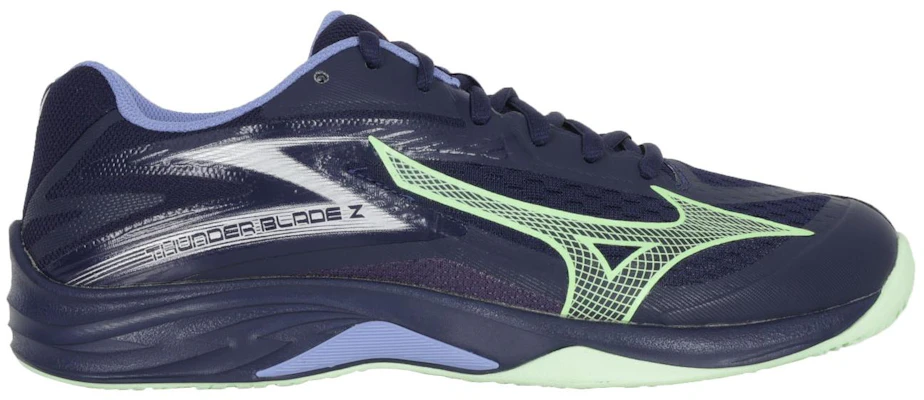 Mizuno Thunder Blade Z ''Evening Blue Techno Green'' Schoenen V1GA237011 Order Mizuno Thunder Blade Z ''Evening Blue Techno Green'' Schoenen V1GA237011