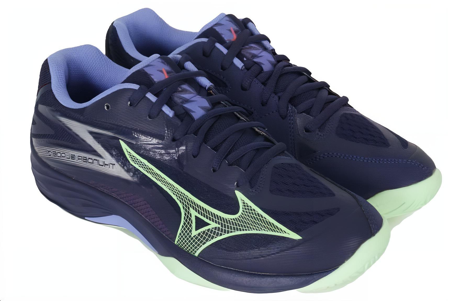 Shop Mizuno Thunder Blade Z ''Evening Blue Techno Green'' Schoenen V1GA237011
